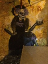 A wall in the alley.